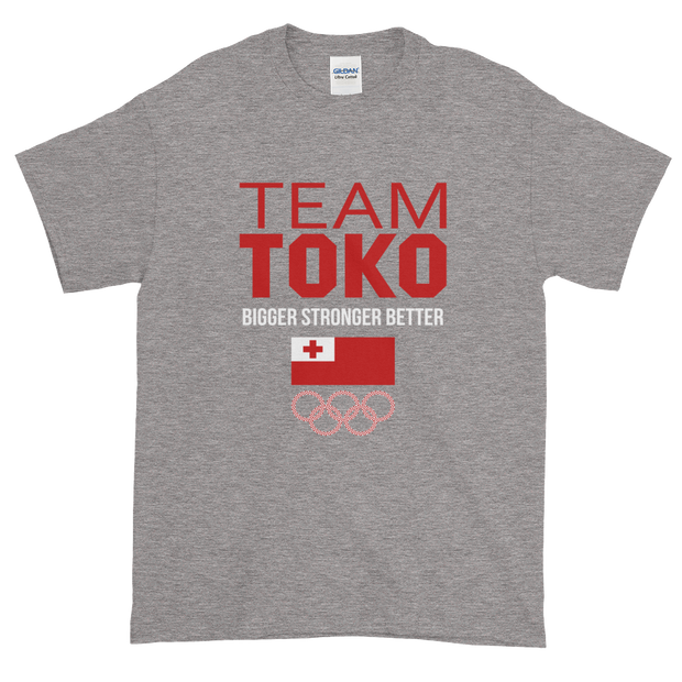 TEAM TOKO - Tonga Strong  - *BRADDAH SIZES* *ADULT SHORT SLEEVE*