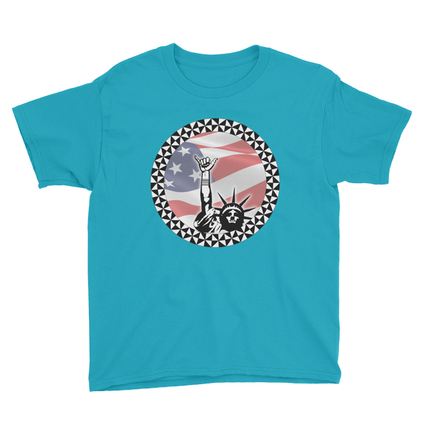 Shaka of Liberty - Stars and Stripes *KIDS SHORT SLEEVE*