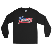 Samoa 685 - Flag with White Border (front/back) *ADULT LONG SLEEVE*