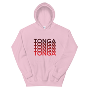 Red Tonga Repeat *ADULT HOODIE*