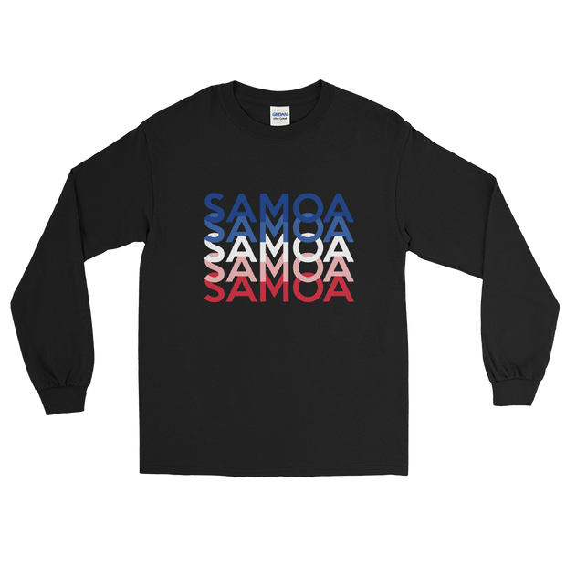 Red, White, and Blue Samoa Repeat *ADULT LONG SLEEVE*