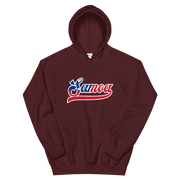 Samoa Script ~ Flag with White Border *ADULT HOODIE*