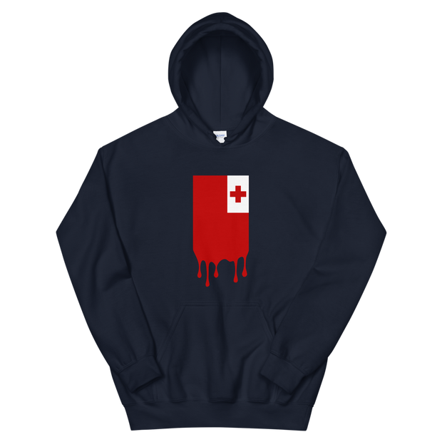 Drip Tonga - Flag Vertical *ADULT HOODIE*