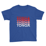 Red and White Tonga Repeat *KIDS SHORT SLEEVE*