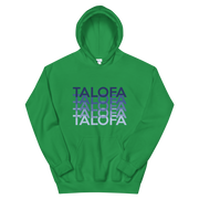 Blue Talofa Repeat *ADULT HOODIE*