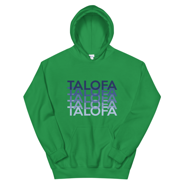 Blue Talofa Repeat *ADULT HOODIE*