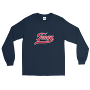 Tonga Script ~ Red with White Border *ADULT LONG SLEEVE*