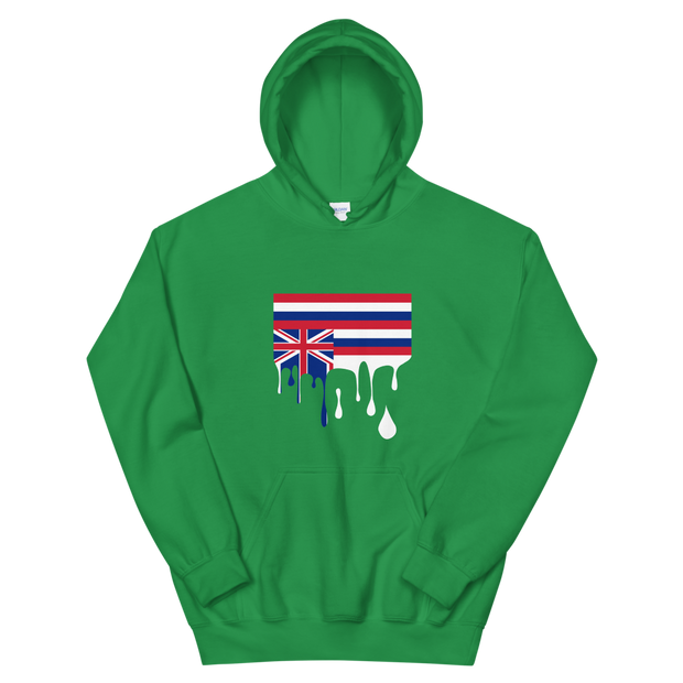 Drip Hawaii Sovereignty - Flag Horizontal *ADULT HOODIE*