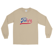 Talofa Script ~ Flag with White Border *ADULT LONG SLEEVE*