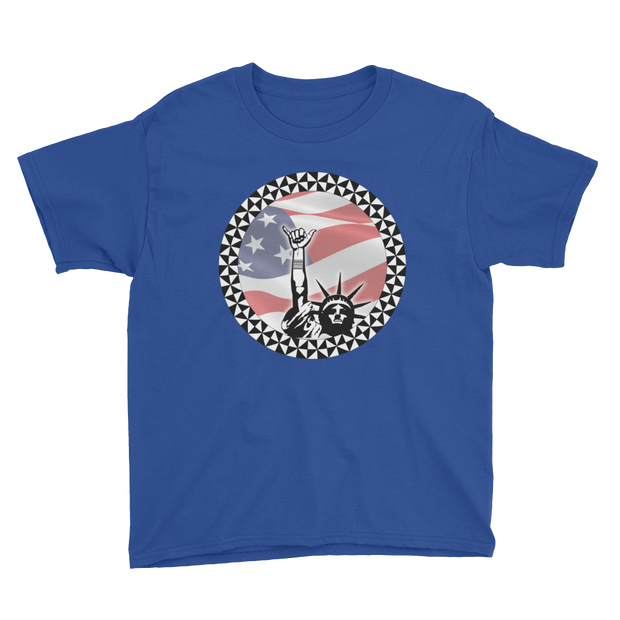 Shaka of Liberty - Stars and Stripes *KIDS SHORT SLEEVE*