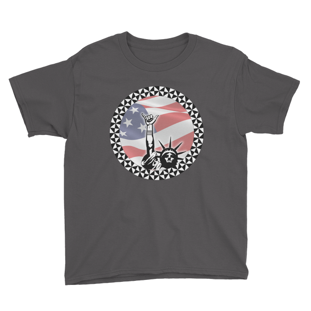 Shaka of Liberty - Stars and Stripes *KIDS SHORT SLEEVE*