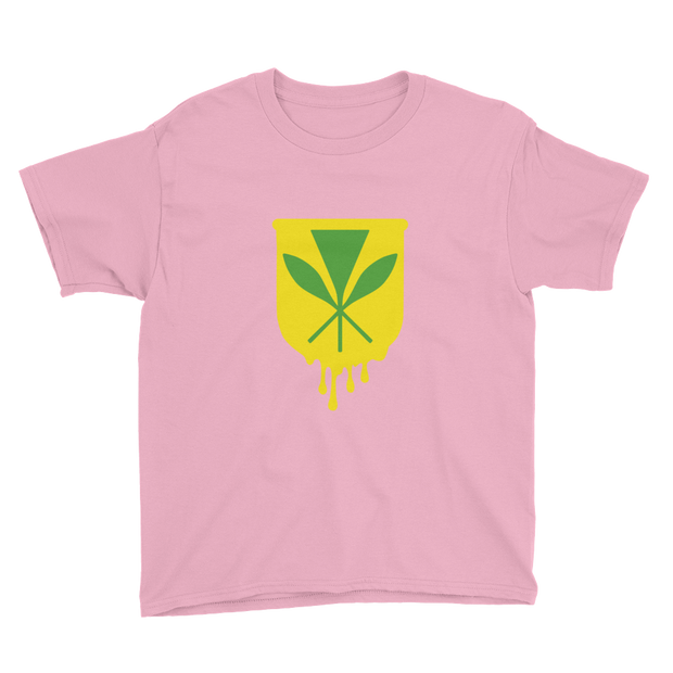 Kanaka Maoli Crest - Yellow *KIDS SHORT SLEEVE*