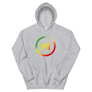 Hawaiian Islands Rings - HI - Kanaka Maoli color fade *ADULT HOODIE*