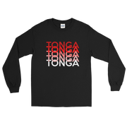 Red and White Tonga Repeat *ADULT LONG SLEEVE*