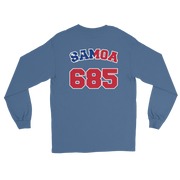 Samoa 685 - Flag with White Border (front/back) *ADULT LONG SLEEVE*