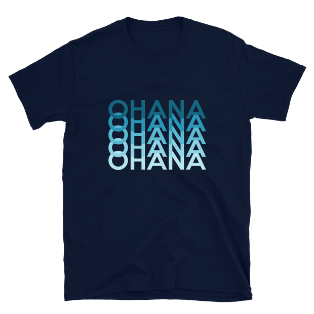 Blue Ohana Repeat *ADULT SHORT SLEEVE*