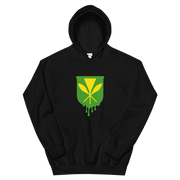 Kanaka Maoli Crest - Green *ADULT HOODIE*