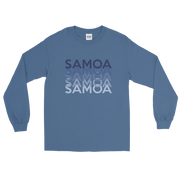 Blue Samoa Repeat *ADULT LONG SLEEVE*