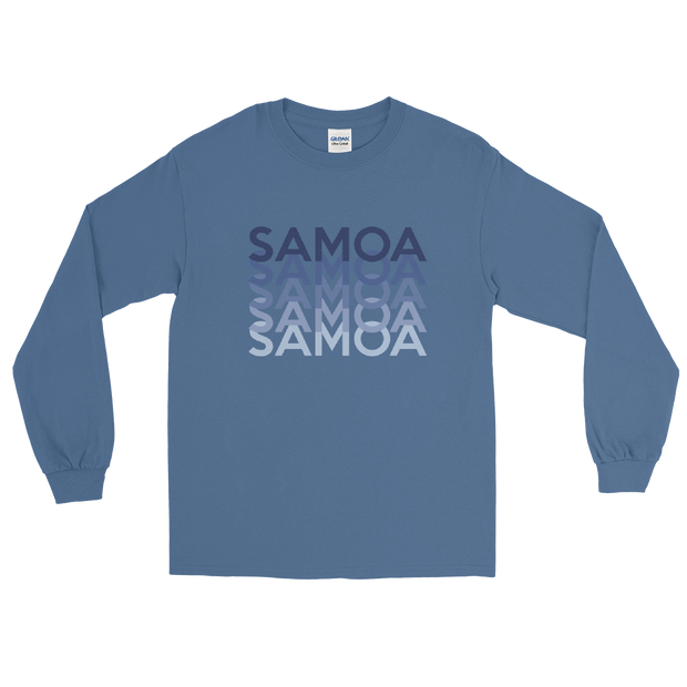 Blue Samoa Repeat *ADULT LONG SLEEVE*