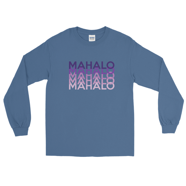 Purple Mahalo Repeat *ADULT LONG SLEEVE*