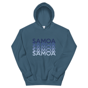 Blue Samoa Repeat *ADULT HOODIE*