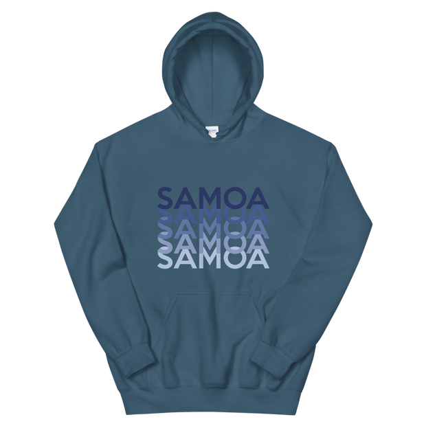 Blue Samoa Repeat *ADULT HOODIE*