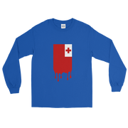 Drip Tonga - Flag Vertical *ADULT LONG SLEEVE*