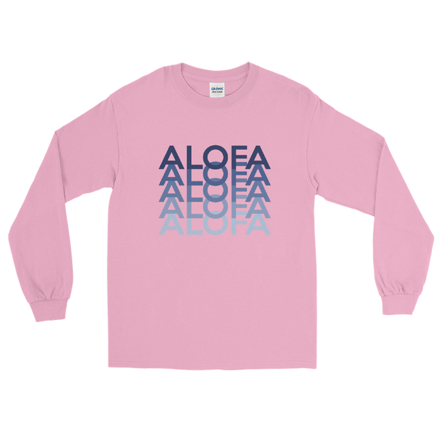 Blue Alofa Repeat *ADULT LONG SLEEVE*