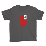 Drip Tonga - Flag Vertical *KIDS SHORT SLEEVE*