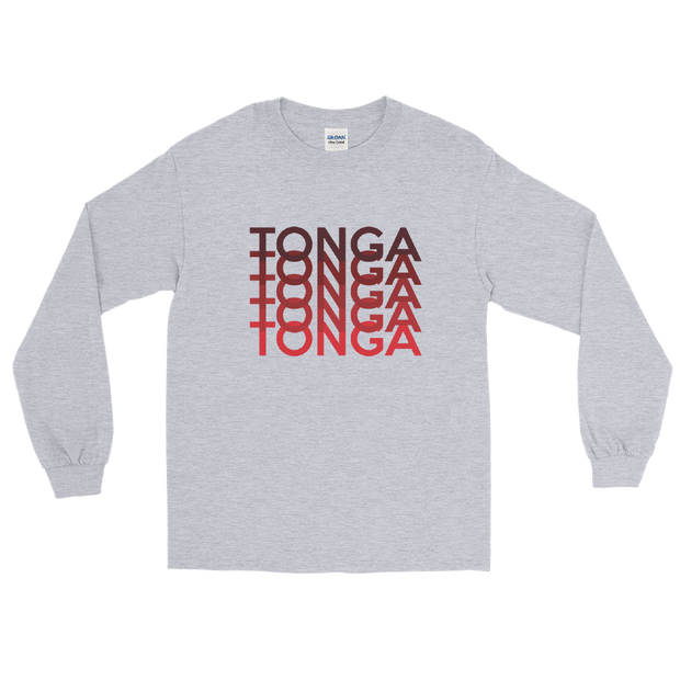 Red Tonga Repeat *ADULT LONG SLEEVE*