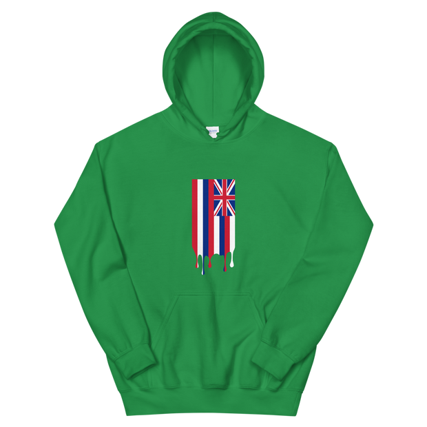 Drip Hawaii Union Jack - Flag Vertical *ADULT HOODIE*