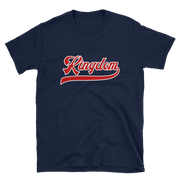 Kingdom Script ~ Red with White Border *ADULT SHORT SLEEVE*