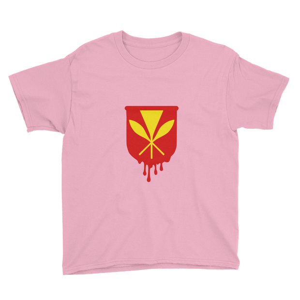 Kanaka Maoli Crest - Red *KIDS SHORT SLEEVE*