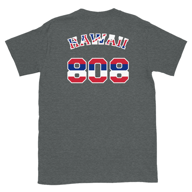 Hawaii 808 Union Jack - Flag Jersey with White Border (front/back) *ADULT SHORT SLEEVE*