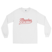 Kingdom Script ~ White with Red Border *ADULT LONG SLEEVE*