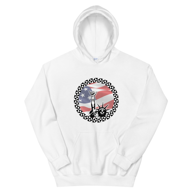 Shaka of Liberty - Stars and Stripes *ADULT HOODIE*