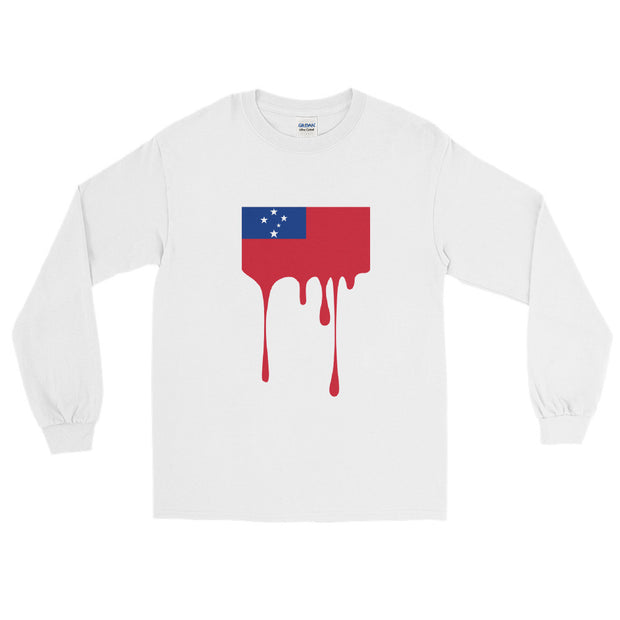 Drip Samoa - Flag Horizontal *ADULT LONG SLEEVE*