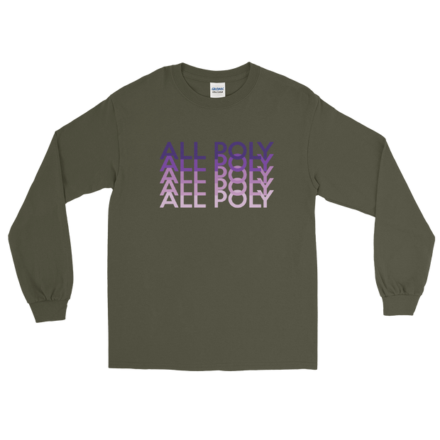 Purple All Poly Repeat *ADULT LONG SLEEVE*