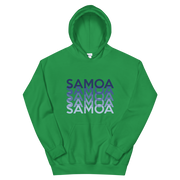 Blue Samoa Repeat *ADULT HOODIE*