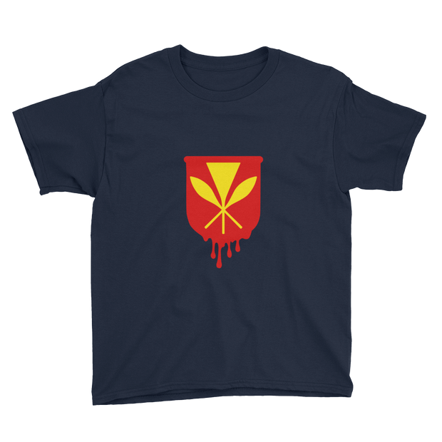 Kanaka Maoli Crest - Red *KIDS SHORT SLEEVE*