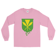 Kanaka Maoli Crest - Green *ADULT LONG SLEEVE*