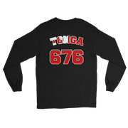 Tonga 676 - Flag with White Border (front/back) *ADULT LONG SLEEVE*