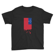 Drip Samoa - Flag Vertical *KIDS SHORT SLEEVE*