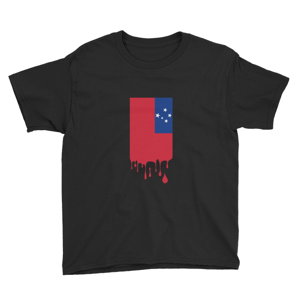 Drip Samoa - Flag Vertical *KIDS SHORT SLEEVE*