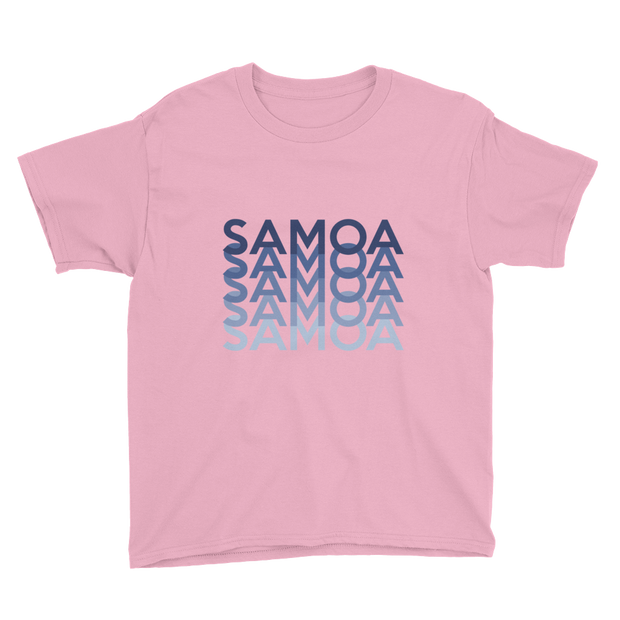 Blue Samoa Repeat *KIDS SHORT SLEEVE*