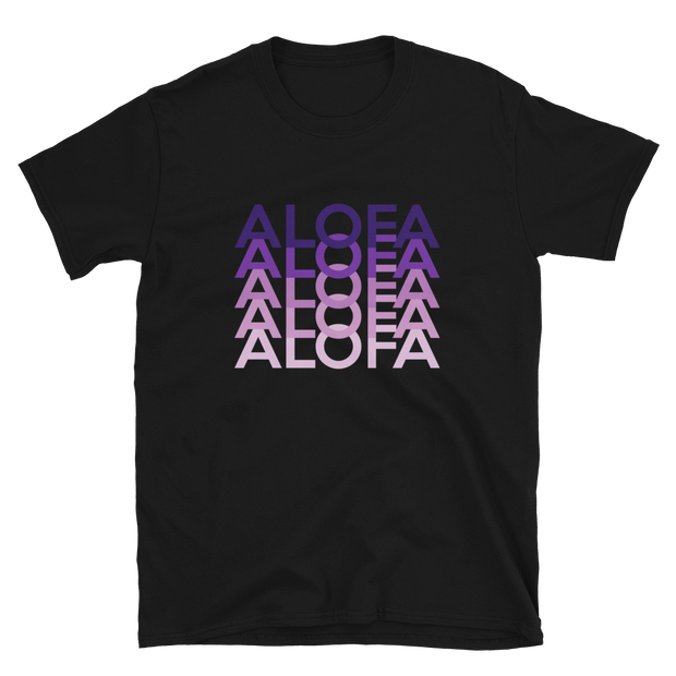 Purple Alofa Repeat *ADULT SHORT SLEEVE*