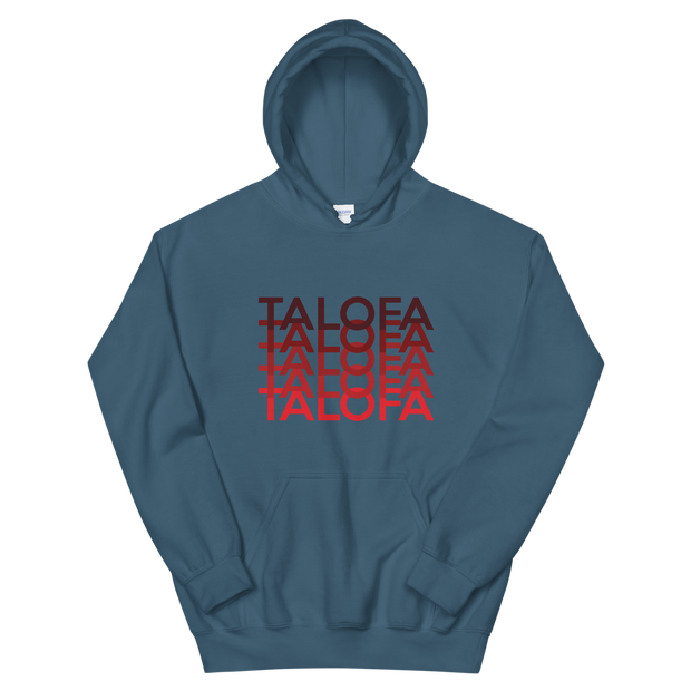 Red Talofa Repeat *ADULT HOODIE*