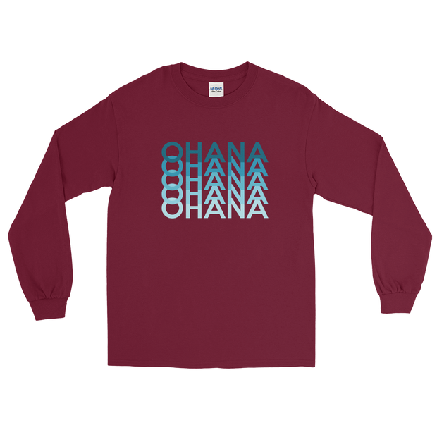 Blue Ohana Repeat *ADULT LONG SLEEVE*