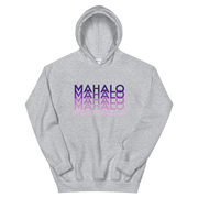 Purple Mahalo Repeat *ADULT HOODIE*