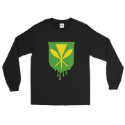 Kanaka Maoli Crest - Green *ADULT LONG SLEEVE*